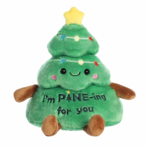 Aurora Medium Green JUST SAYIN' 9.5 inches Pining For You Festive Stuffed Animal, One Size - Kroger