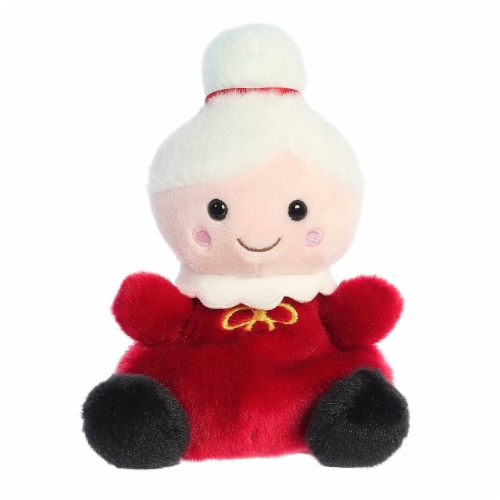 Aurora Mini Red Palm Pals 5 inches Mrs. Claus Festive Stuffed Animal ...