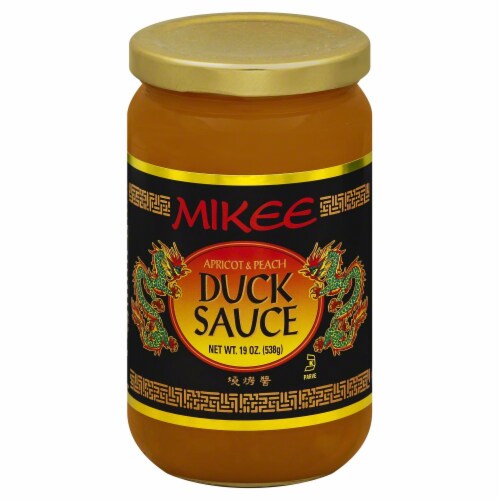 Mikee Apricot and Peach Duck Sauce Perspective: front