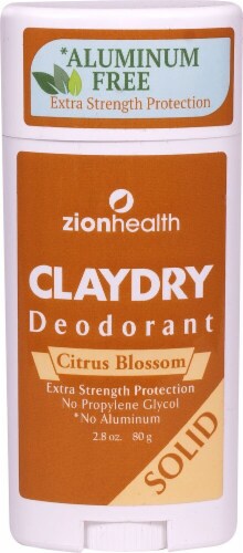Zion Citrus Blossom Clay Deodorant Perspective: front