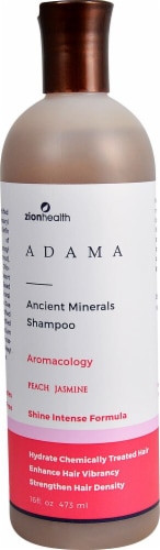 Zion Peach Jasmine Mineral Shampoo Perspective: front
