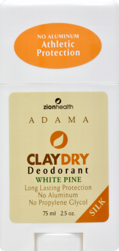 Zion Health White Pine ClayDry Deodorant Perspective: front