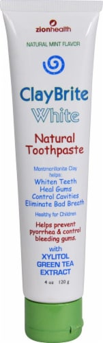 Claybrt Wht Nat Toothpste Perspective: front