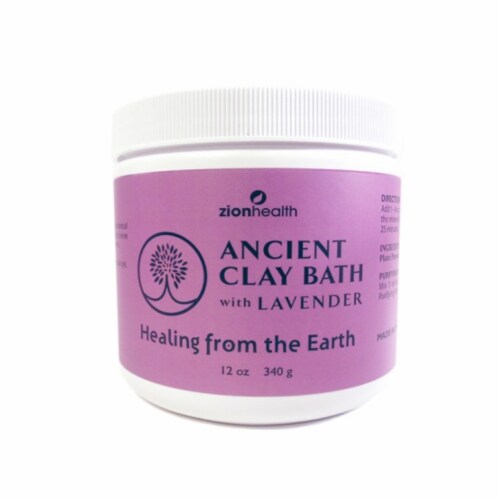 Zion Health  Ancient Clay Bath with Lavender Perspective: front