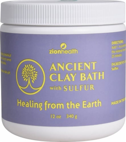 Zion Health  Ancient Clay Bath with Sulfur Perspective: front
