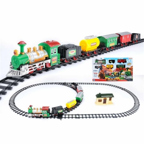 NorthLight Battery Operated Lighted Animated Classic Model Train Set with Sound 18 Piece 18 Fred Meyer