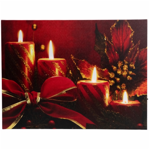 Christmas Lights Flicker Canvas Picture Christmas Lights Flicker Canvas Picture