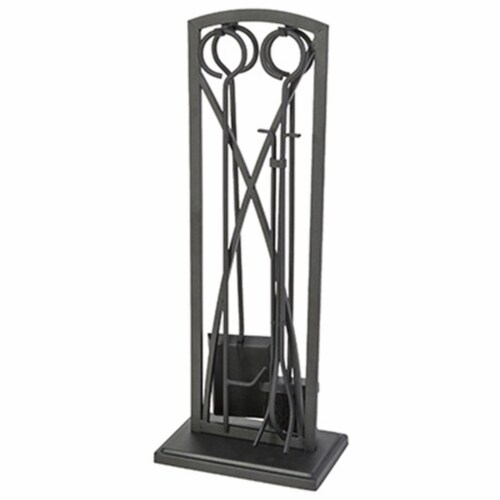 5 Piece Gothic Fireplace Toolset Perspective: front