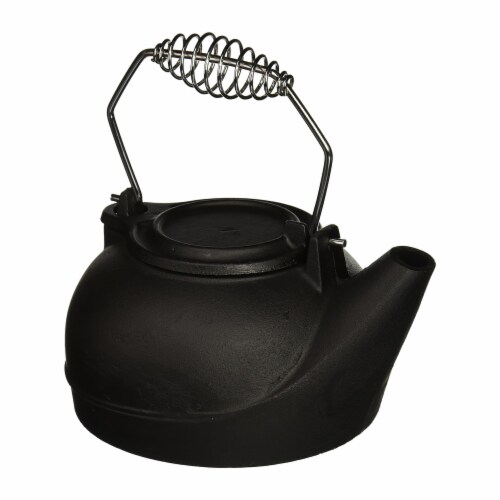 Panacea Open Hearth Kettle Humidifier - Black Perspective: front
