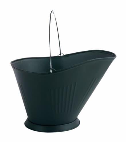 Open Hearth by Panacea Fireplace Coal Hod - Black Perspective: front