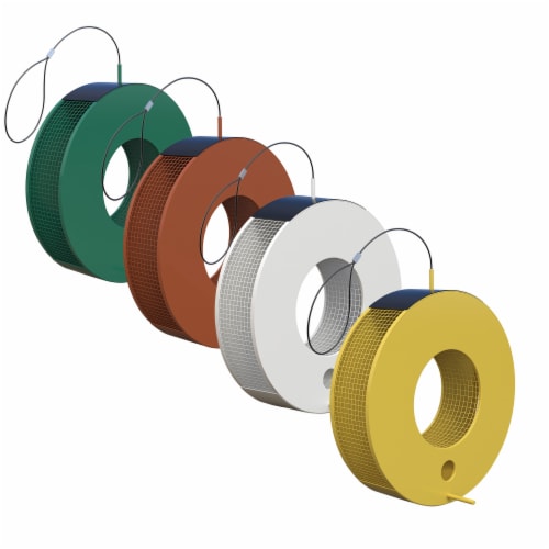Panacea Multi-Color Round Mesh Seed Feeders Perspective: front
