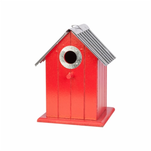 Panacea Wren & Chickadee Bird House Assorted Perspective: front