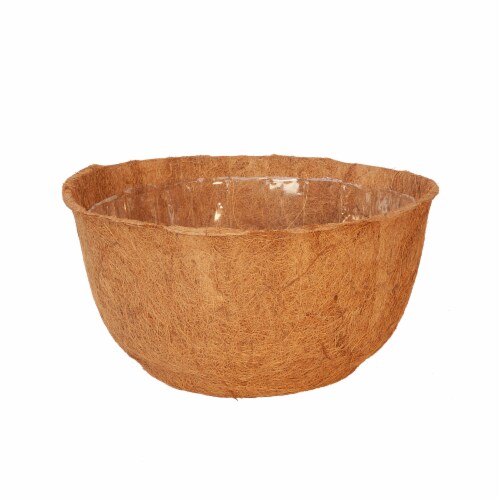 Moisture Keeper Round Premium Coco Planter Liner Perspective: front