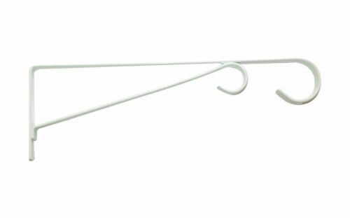 Panacea White Steel 12 in. H Straight w/Loop Plant Hook Panacea White Steel 12 in. H Straight w/Loop Plant Hook