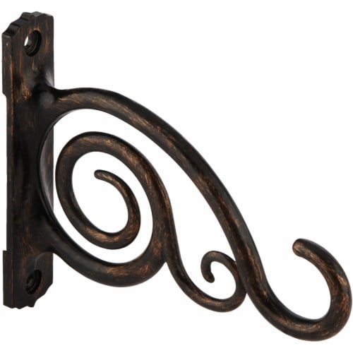 Panacea 6 scroll Bronze Bracket 85635 Perspective: front