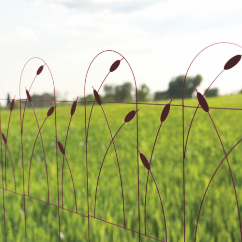 Panacea Cattails Folding Fence Perspective: front
