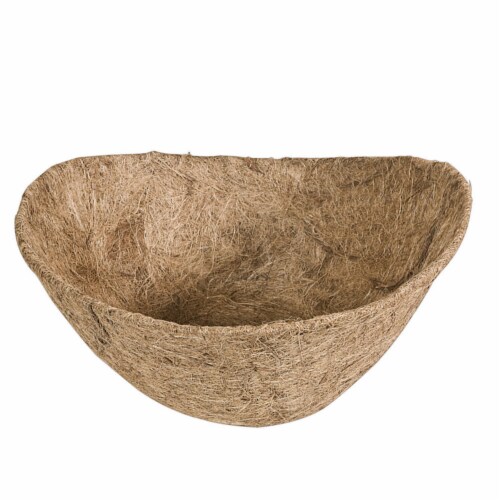 Panacea Coco Fiber Basket Liner Brown - Case Of: 1; Perspective: front
