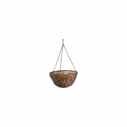 Panacea 88639 14 in. Round Water Hyacinth Hanging Basket, 1 - Kroger