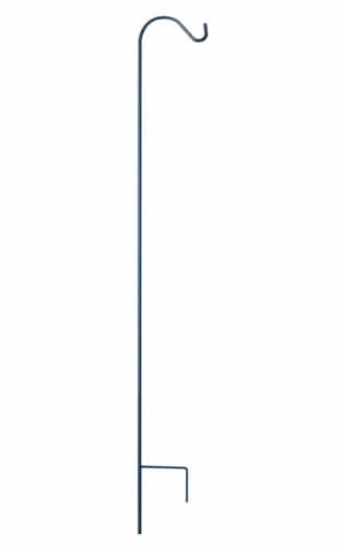 Panacea Steel Single Crook Plant Hanger - Black Perspective: front