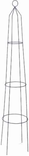 Panacea Garden Obelisk - Brown Perspective: front