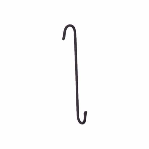 Panacea Forged Double J Hook - Black Perspective: front