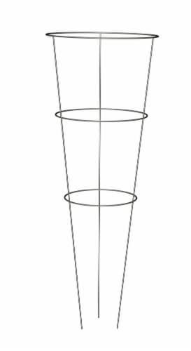 3 Ring Galvanized Wire Tomato Plant Cage Perspective: front