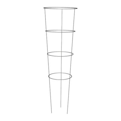 Glamos Wire Products Galvanized 4-Ring Tomato Plant Cage Perspective: front