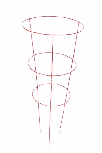 Panacea Tomato Cage - Red Perspective: front