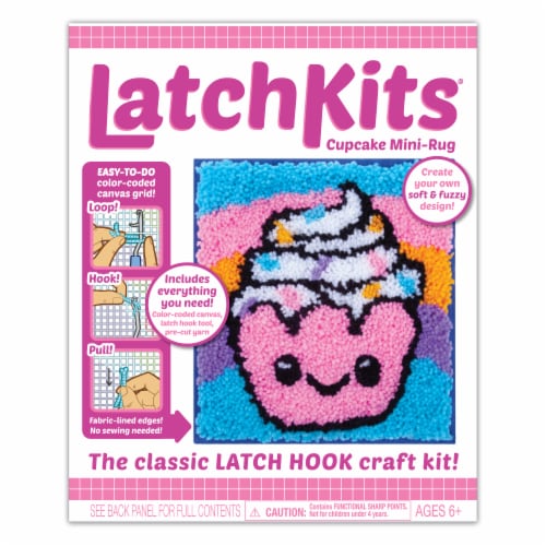 LatchKits Cupcake Mini-Rug Perspective: front