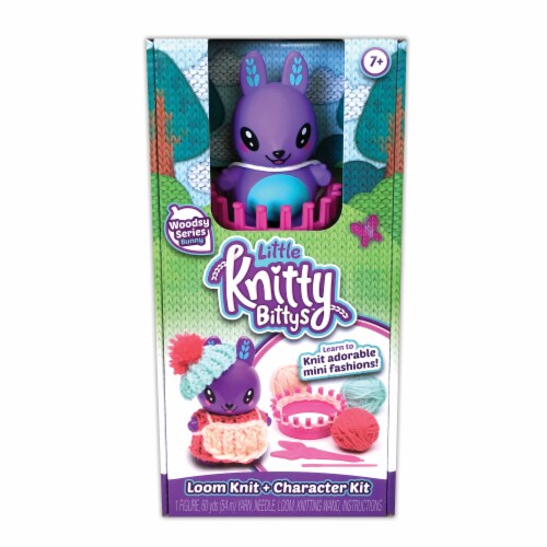 PlayMonster Little Knitty Bittys Bunny Loom Knit Kit Perspective: front