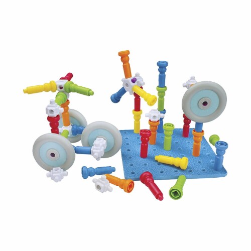 Playmonster 1594278 Lauri Action Stacker Little Builder Sets - Set of 62 Perspective: front