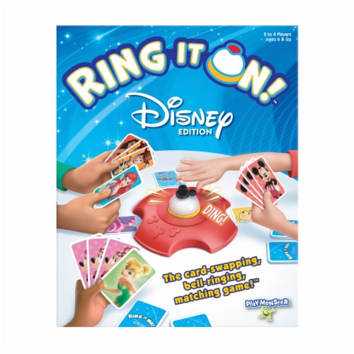 PlayMonster Ring It On Disney Edition Board Game Perspective: front