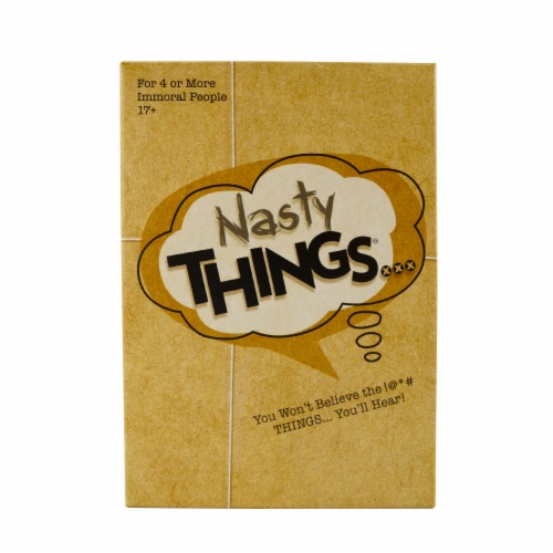 PlayMaster Nasty Things® Adult Board Game Perspective: front