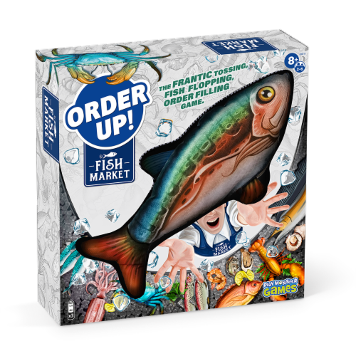 PlayMonster Order Up! Fish Market Game Perspective: front