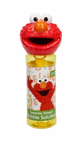 Little Kids Sesame Street Elmo Bottle of Bubbles Perspective: front