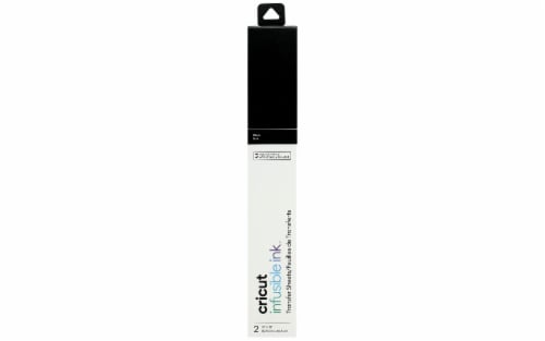 Cricut Infusible Ink Transfer 12x12 2pc Black Perspective: front