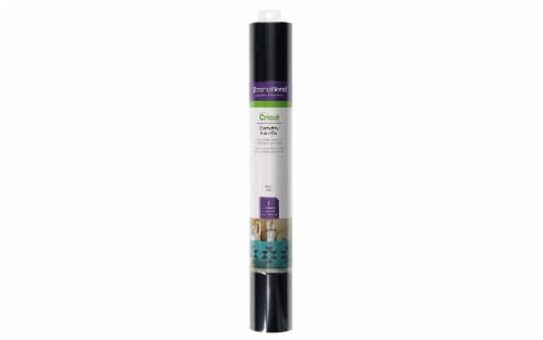 Cricut® StrongBond™ Everyday Iron-On™ Vinyl Roll - Black Perspective: front