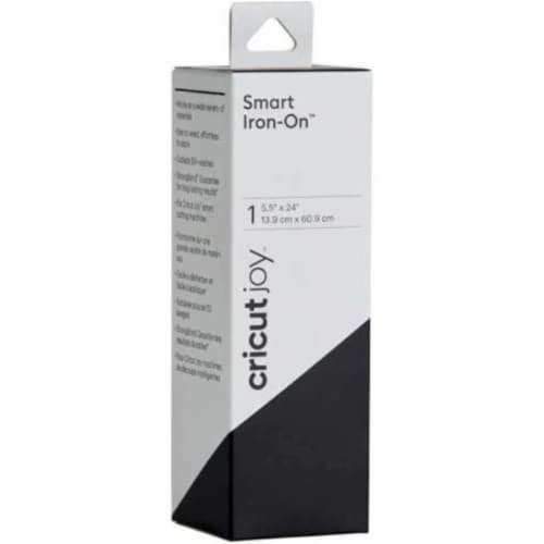 Cricut Joy Smart Iron-On Vinyl 5.5 X24 Roll-Black Perspective: front