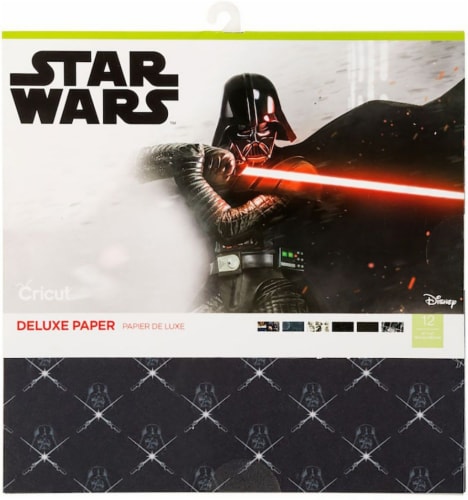 Cricut 12 X12  Deluxe Paper 12/Pkg-Star Wars Galactic Empire Perspective: front