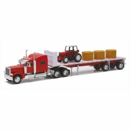 New Ray 10293a Peterbilt 389 Flatbed