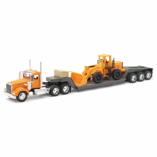 New Ray 10623 Kenworth W900 Lowboy With