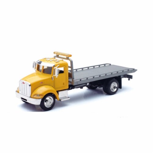 1:43 Scale Die-Cast Utility Truck, Flatbed Perspective: front