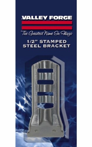 Valley Forge 4 in. L Steel Flag Pole Bracket Perspective: front