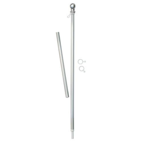 Valley Forge 60 in. L Aluminum Flag Pole Brushed - Total Qty: 1 Perspective: front