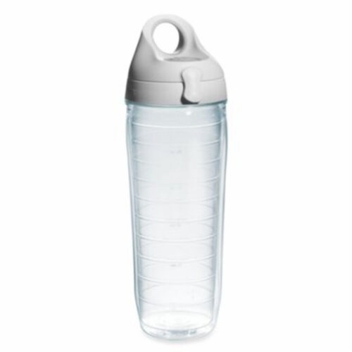 Water Bottles with Flip-Top Lids, 24 oz.Translucent Plastic Water