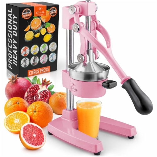 Zulay Kitchen Professional Heavy Duty Citrus Juicer (Orange)