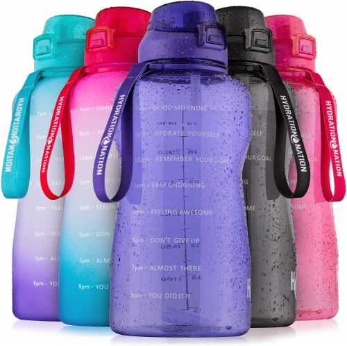 Gallon water bottle with straw discount