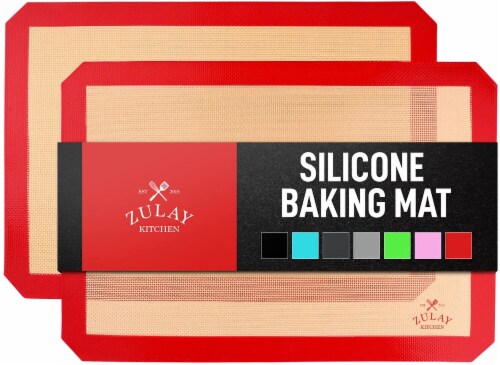 Zulay Kitchen Silicone Baking Mat Sheet 2-Pack - Red, 2 - Fred Meyer