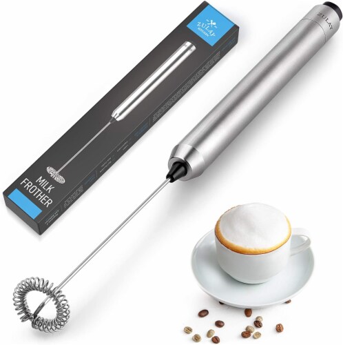 Zulay Kitchen Skinny Stainless Steel Handheld Mini Milk Frother Mixer, 1 -  Kroger