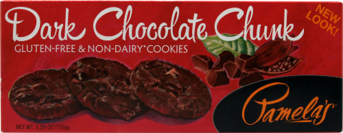 Pamela's Dark Chocolate Chunk Cookies Perspective: front